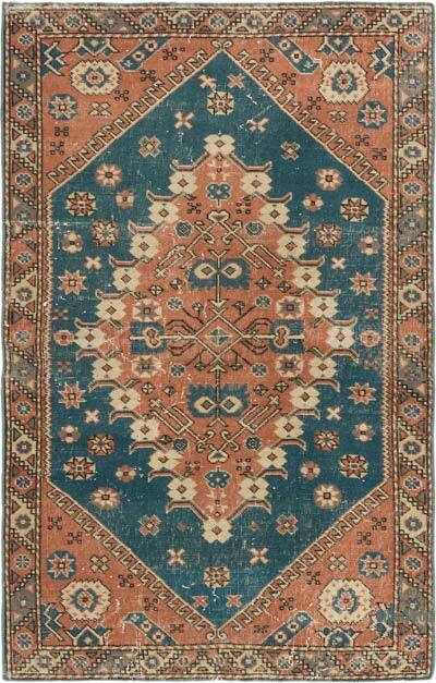 Patchwork cheapest Vintage Turkish Hand Knotted Rug Retro Bohemian Carpet Sizes 2' x 3' to 8' 2'' x 11' 6'' Grey 46 Traditional Anatolian Quality