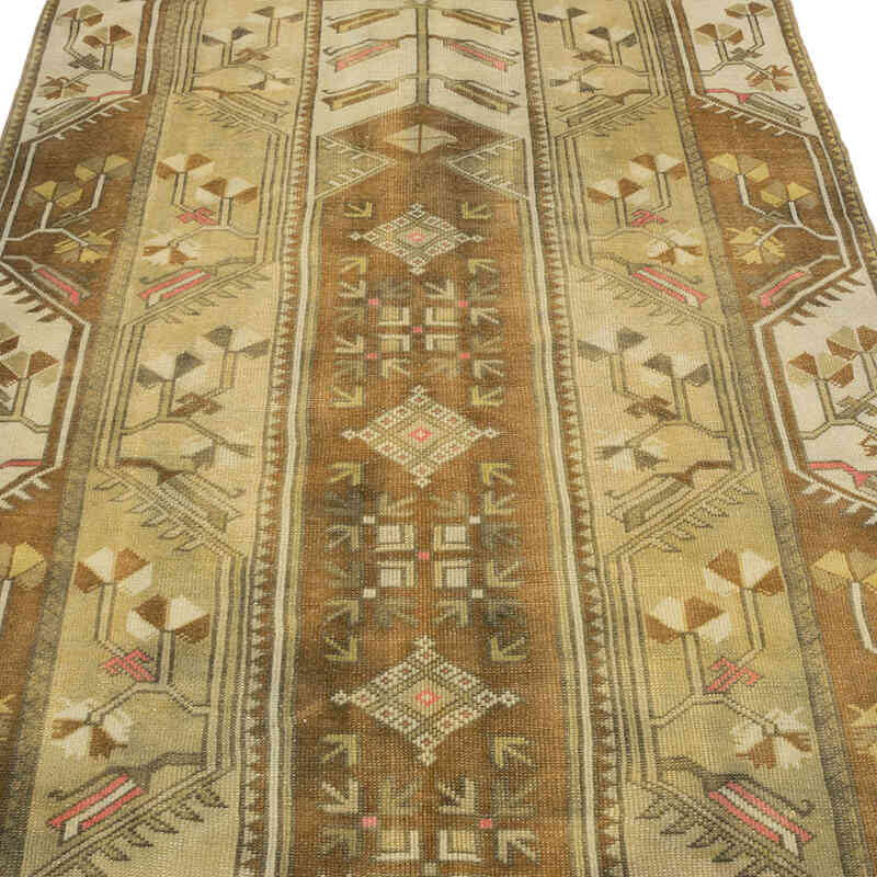 Vintage Turkish Hand-Knotted Rug - 4' 2" x 7' 6" (50" x 90") - K0072065