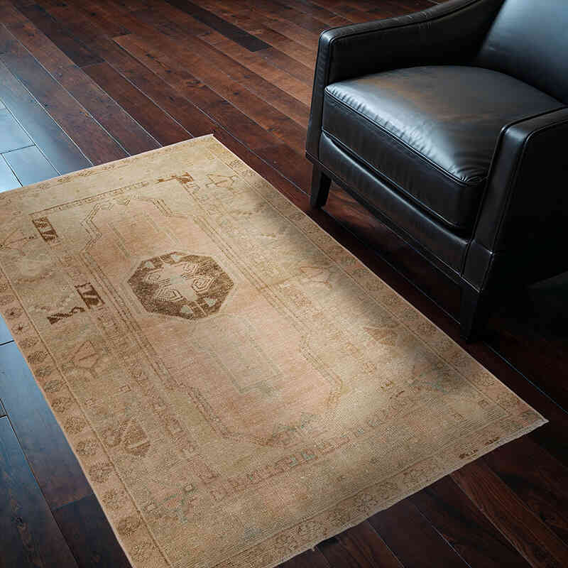 El Dokuma Vintage Halı - 92 cm x 147 cm - K0072071