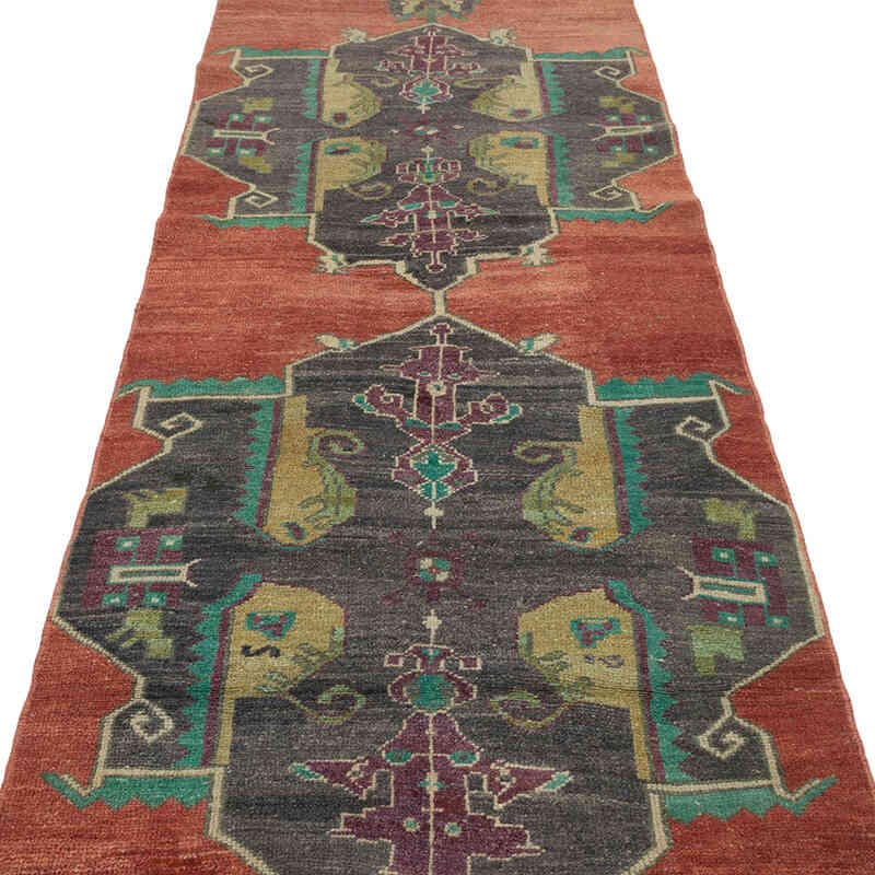Alfombra Turca Vintage De Pasillo - 92 cm x 368 cm - K0072075