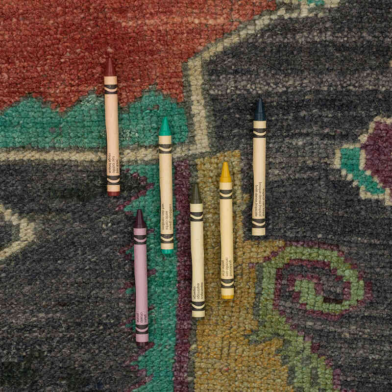 Alfombra Turca Vintage De Pasillo - 92 cm x 368 cm - K0072075