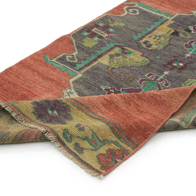 Alfombra Turca Vintage De Pasillo - 92 cm x 368 cm - K0072075