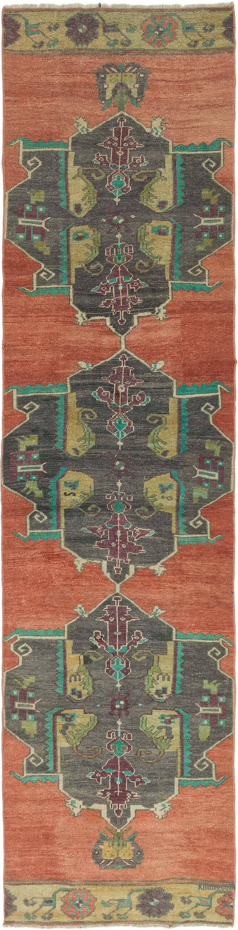Alfombra Turca Vintage De Pasillo - 92 cm x 368 cm - K0072075