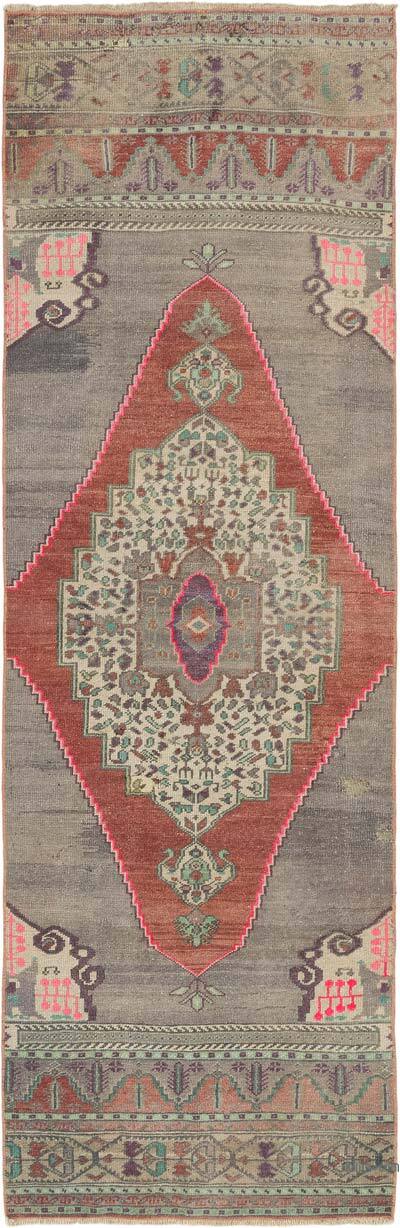 Vintage Anadolu Yolluk - 87 cm x 274 cm