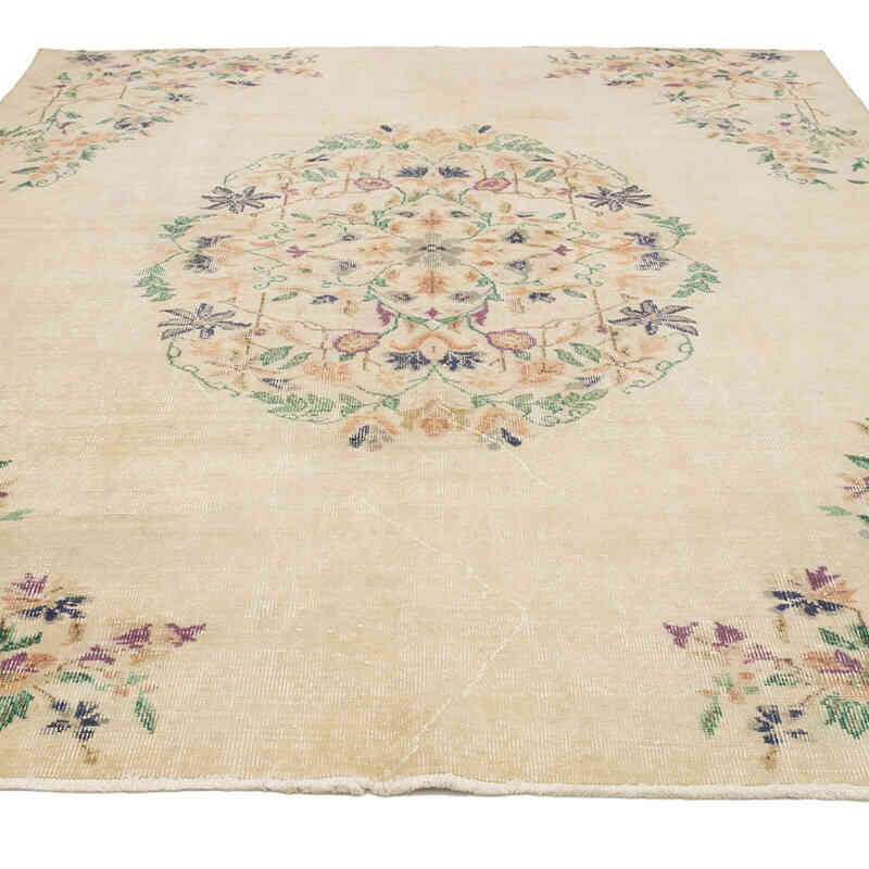 Alfombra Vintage Turca Anudada a Mano - 205 cm x 260 cm - K0072084