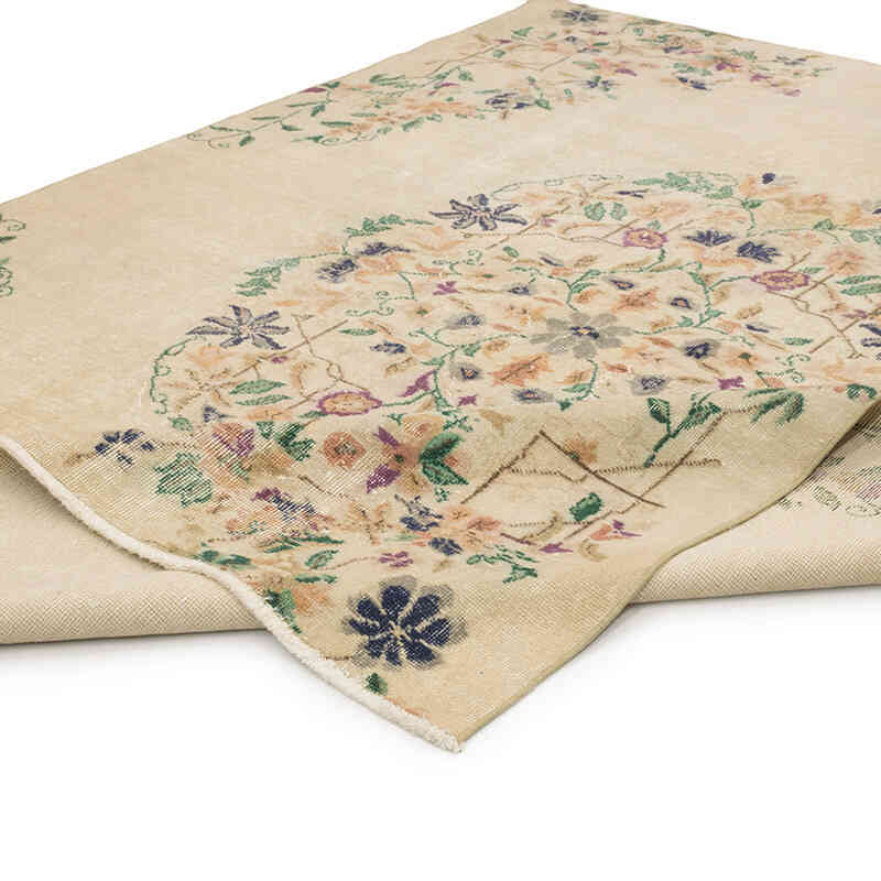 Alfombra Vintage Turca Anudada a Mano - 205 cm x 260 cm - K0072084