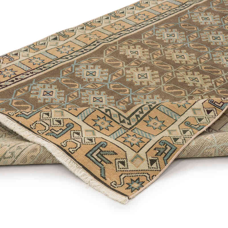 El Dokuma Vintage Halı - 132 cm x 208 cm - K0072092