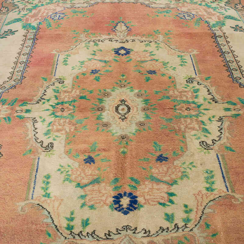 Alfombra Vintage Turca Anudada a Mano - 194 cm x 275 cm - K0072109