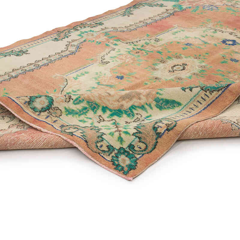 Alfombra Vintage Turca Anudada a Mano - 194 cm x 275 cm - K0072109