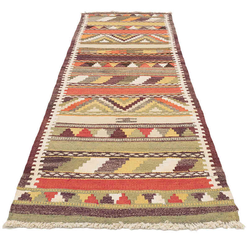Vintage Tribal Kilim Runner - 2' 9" x 8' 2" (33" x 98") - K0072110
