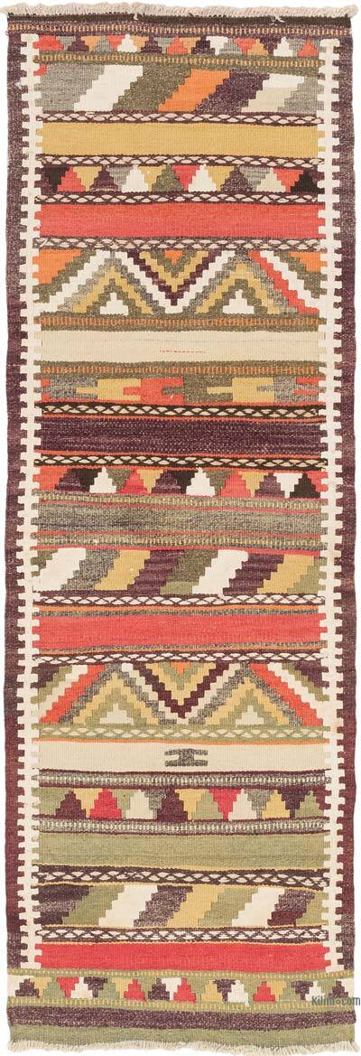 Vintage Anadolu Kilim Yolluk - 83 cm x 250 cm