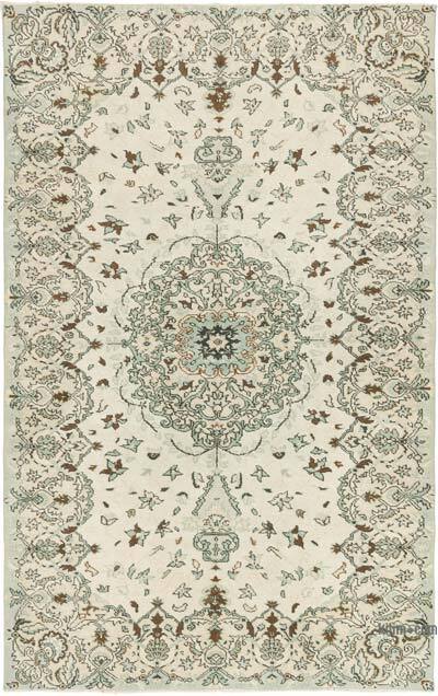 Vintage Turkish Hand-Knotted Rug - 5' 8" x 8' 8" (68" x 104")