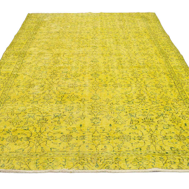 Boyalı El Dokuma Vintage Halı - 158 cm x 270 cm - K0072121