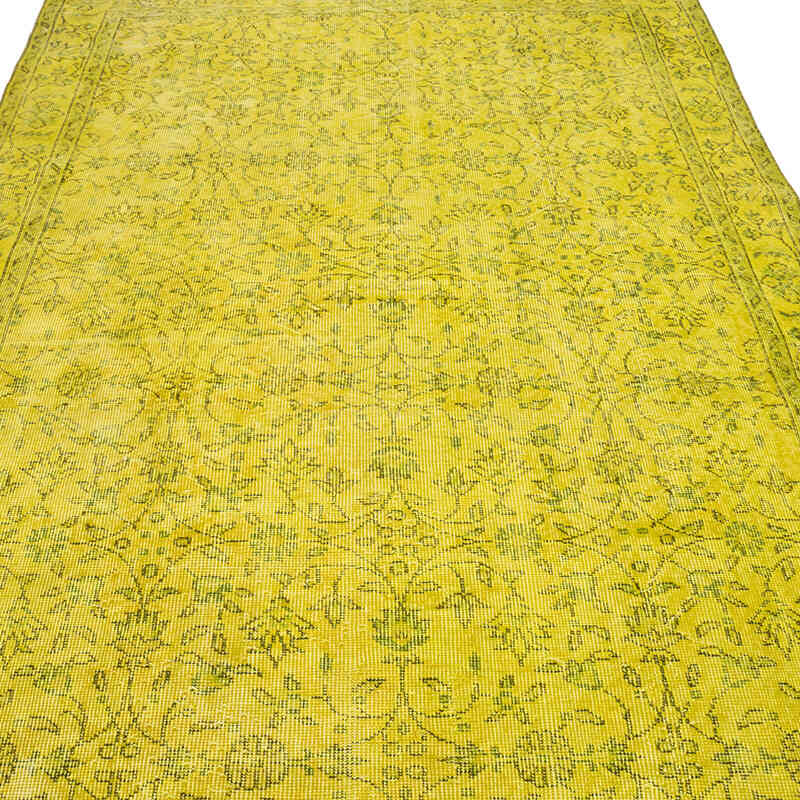 Boyalı El Dokuma Vintage Halı - 158 cm x 270 cm - K0072121