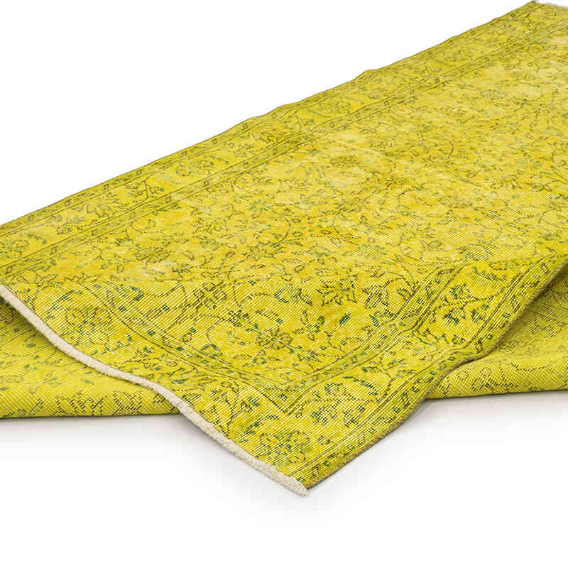 Boyalı El Dokuma Vintage Halı - 158 cm x 270 cm - K0072121