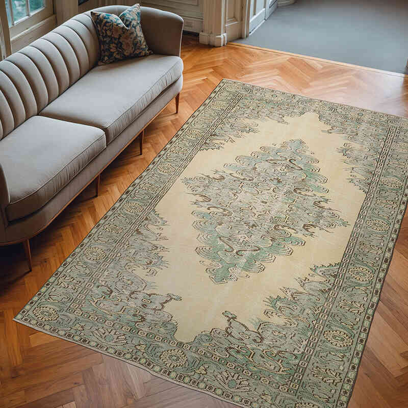 El Dokuma Vintage Halı - 185 cm x 285 cm - K0072123
