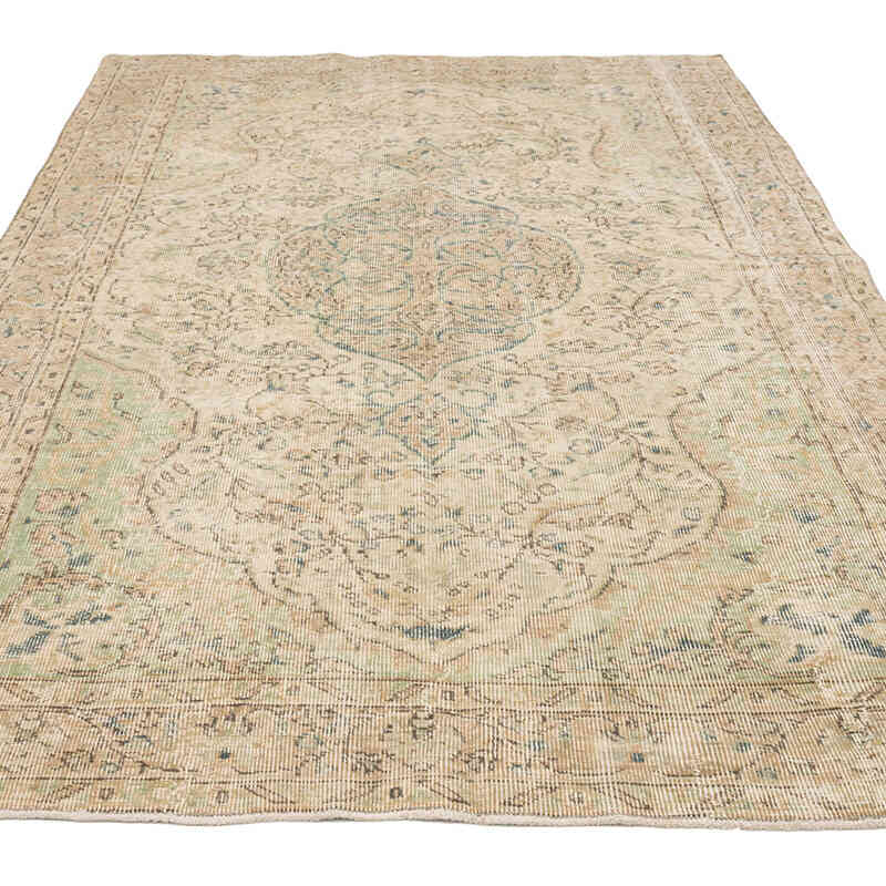 El Dokuma Vintage Halı - 164 cm x 258 cm - K0072124