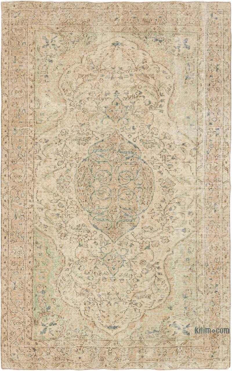El Dokuma Vintage Halı - 164 cm x 258 cm - K0072124
