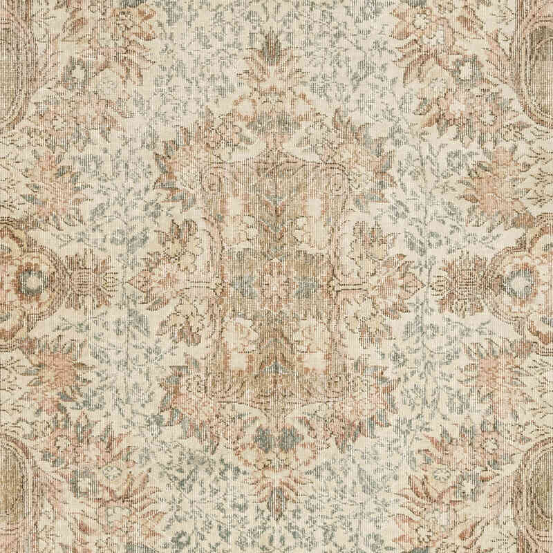 Vintage Turkish Hand-Knotted Rug - 6' 1" x 9' 10" (73" x 118") - K0072125