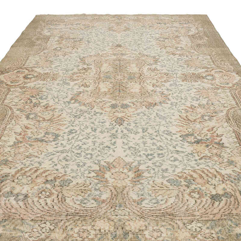 Vintage Turkish Hand-Knotted Rug - 6' 1" x 9' 10" (73" x 118") - K0072125