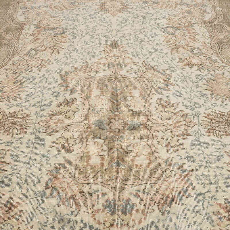 Vintage Turkish Hand-Knotted Rug - 6' 1" x 9' 10" (73" x 118") - K0072125