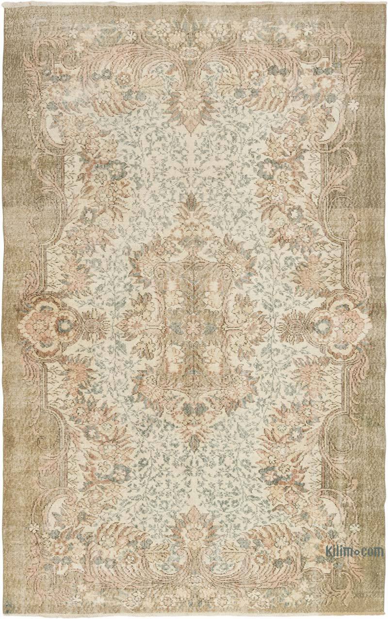 Vintage Turkish Hand-Knotted Rug - 6' 1" x 9' 10" (73" x 118") - K0072125