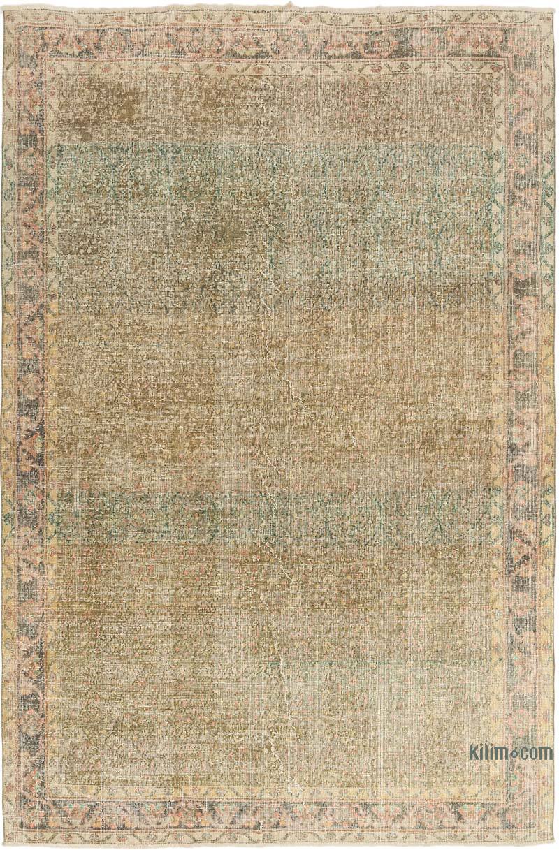 Vintage Turkish Hand-Knotted Rug - 6' 6" x 9' 9" (78" x 117") - K0072129