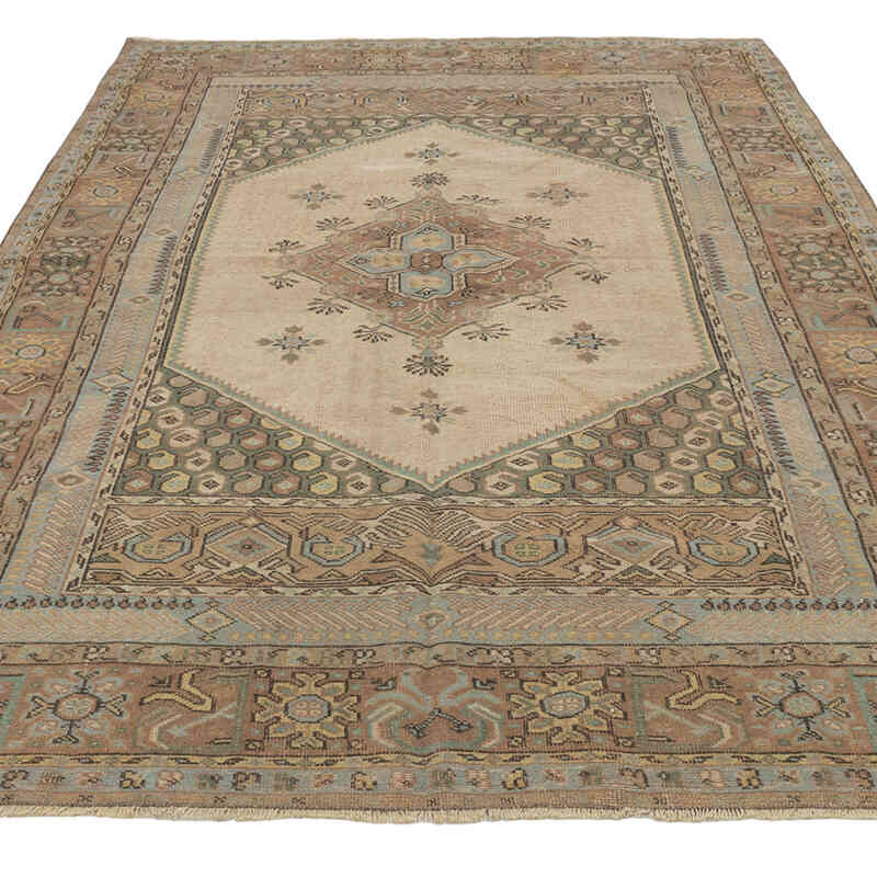 El Dokuma Vintage Halı - 158 cm x 244 cm - K0072130