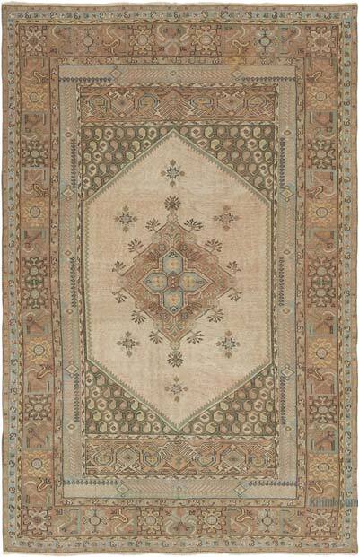 Alfombra Vintage Turca Anudada a Mano - 158 cm x 244 cm