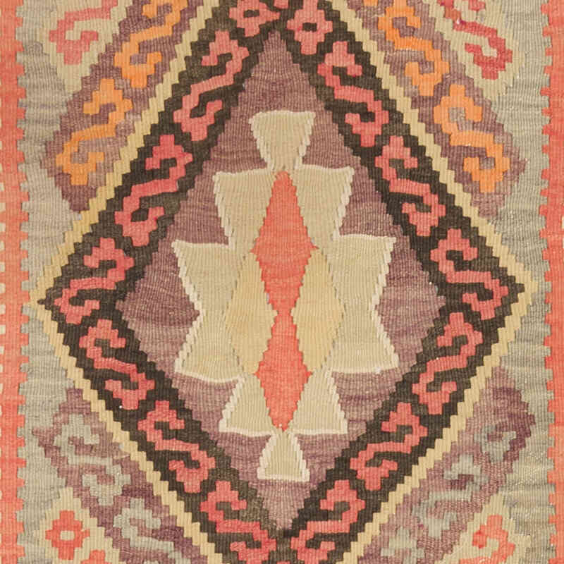 Vintage Anadolu Kilim Yolluk - 95 cm x 352 cm - K0072138