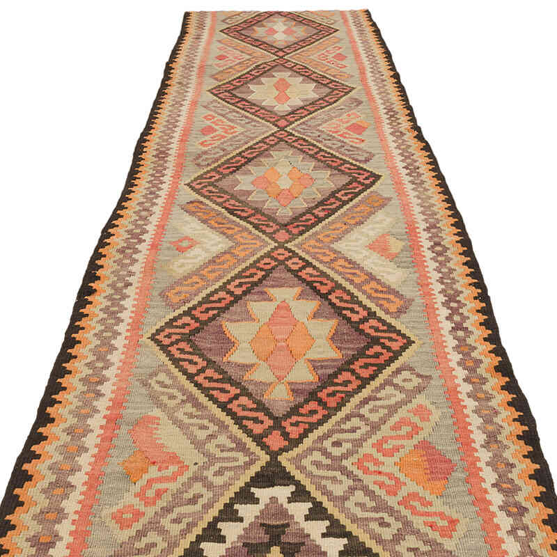 Vintage Anadolu Kilim Yolluk - 95 cm x 352 cm - K0072138