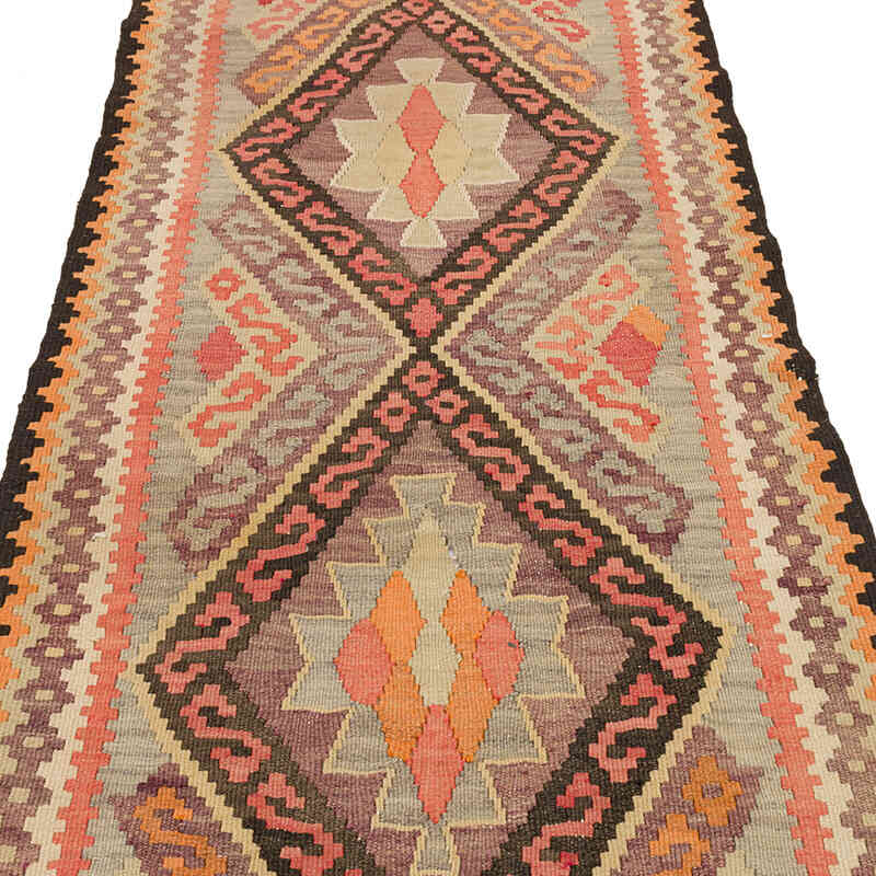 Vintage Anadolu Kilim Yolluk - 95 cm x 352 cm - K0072138