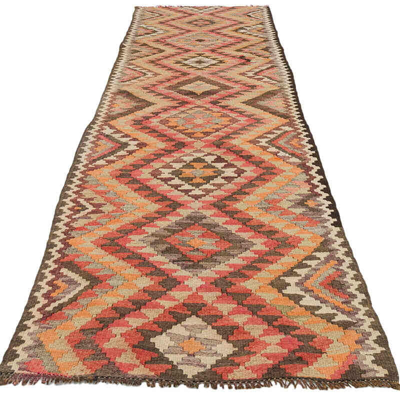 Vintage Tribal Kilim Runner - 3'  x 10' 6" (36" x 126") - K0072153