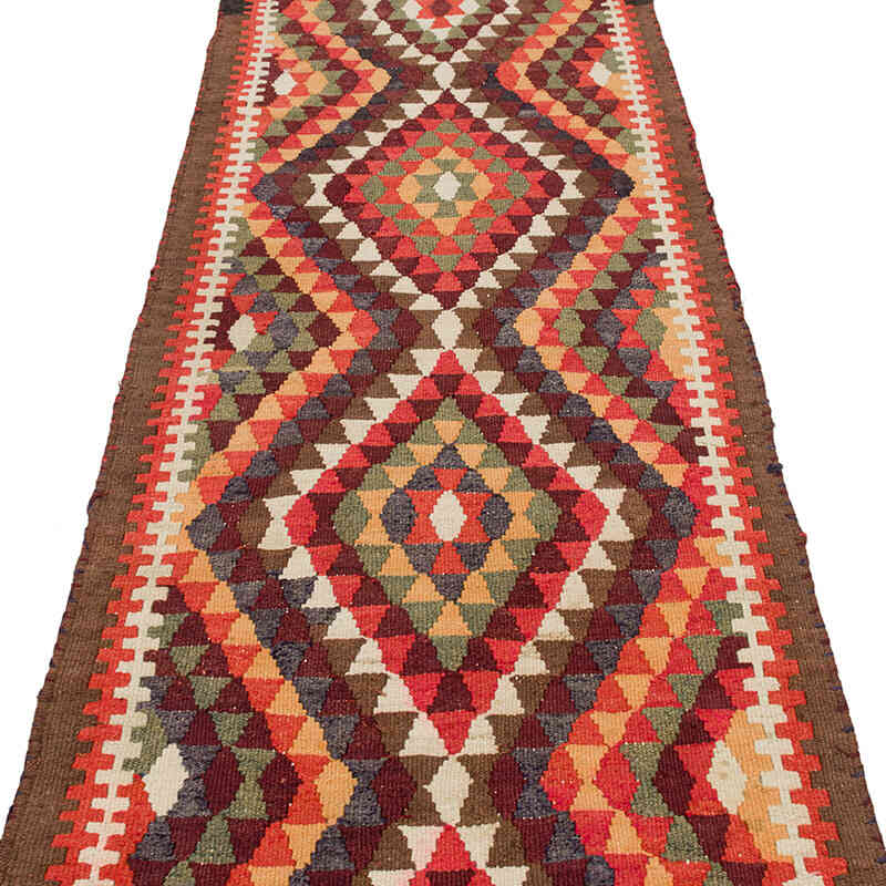 Vintage Tribal Kilim Runner - 2' 9" x 11'  (33" x 132") - K0072155