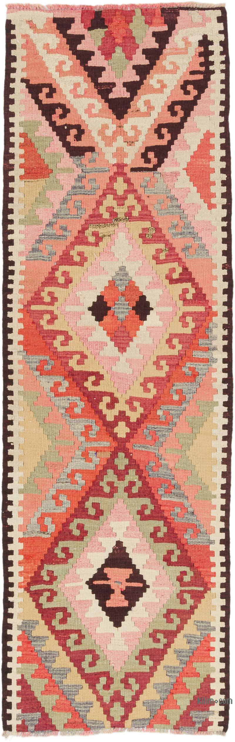 Vintage Anadolu Kilim Yolluk - 90 cm x 285 cm - K0072156