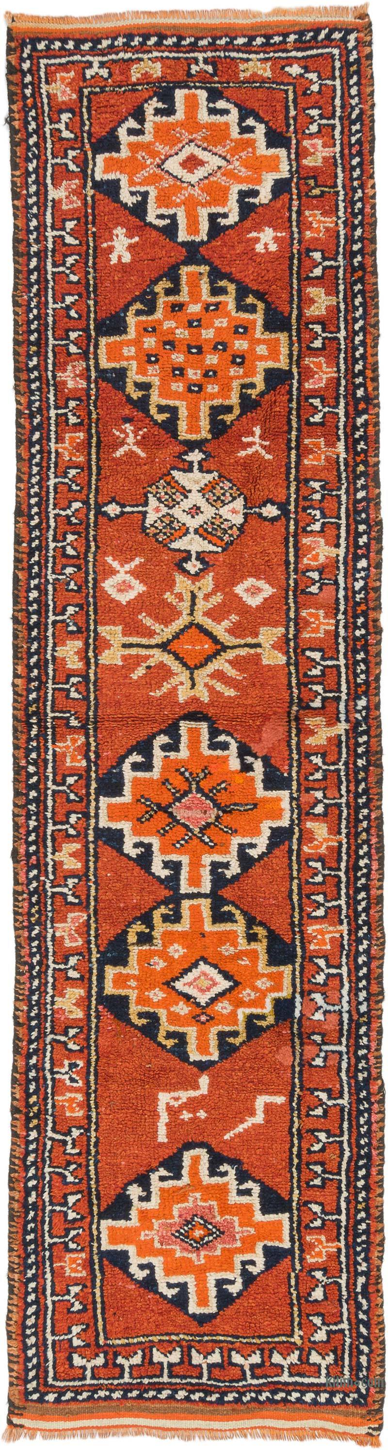 Alfombra Vintage de pasillo - 90 cm x 340 cm - K0072157