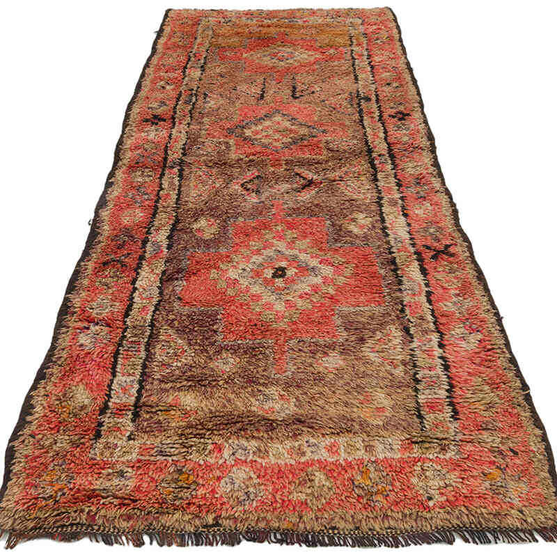 Vintage Tribal Runner Rug - 2' 11" x 8' 5" (35" x 101") - K0072161