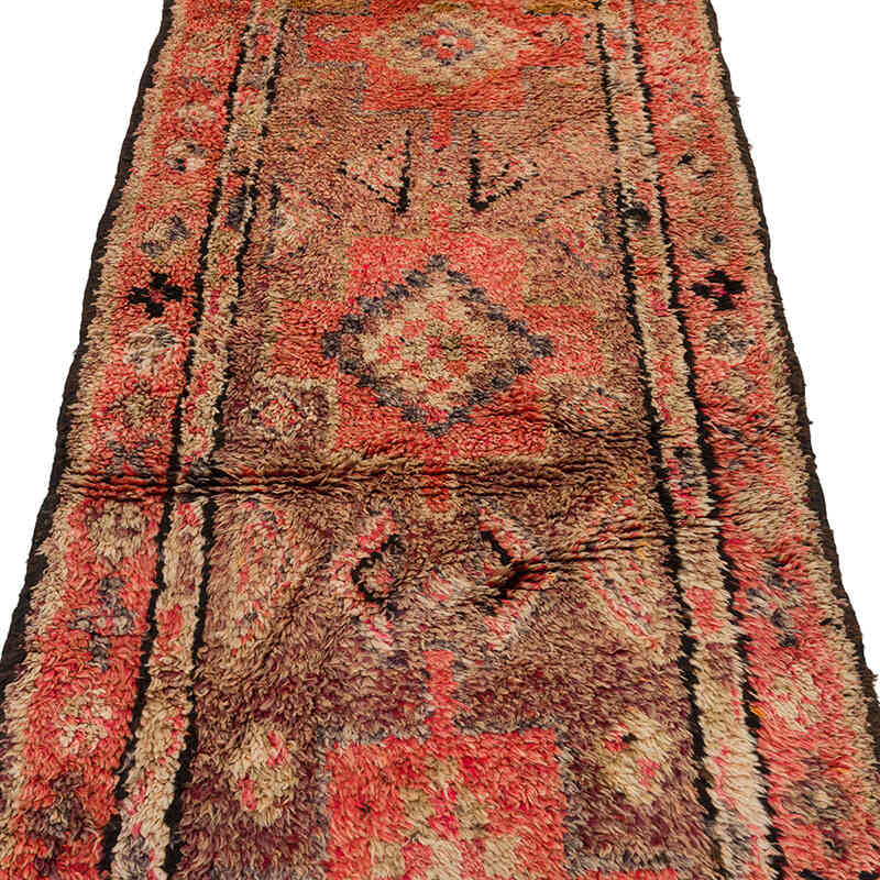 Vintage Tribal Runner Rug - 2' 11" x 8' 5" (35" x 101") - K0072161