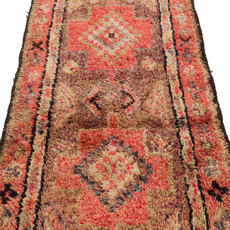 Vintage Tribal Runner Rug - 2' 11" x 8' 5" (35" x 101") - K0072161