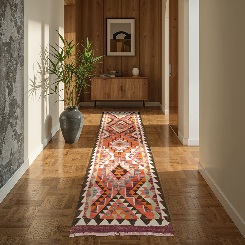 Vintage Anadolu Kilim Yolluk - 86 cm x 265 cm - K0072166
