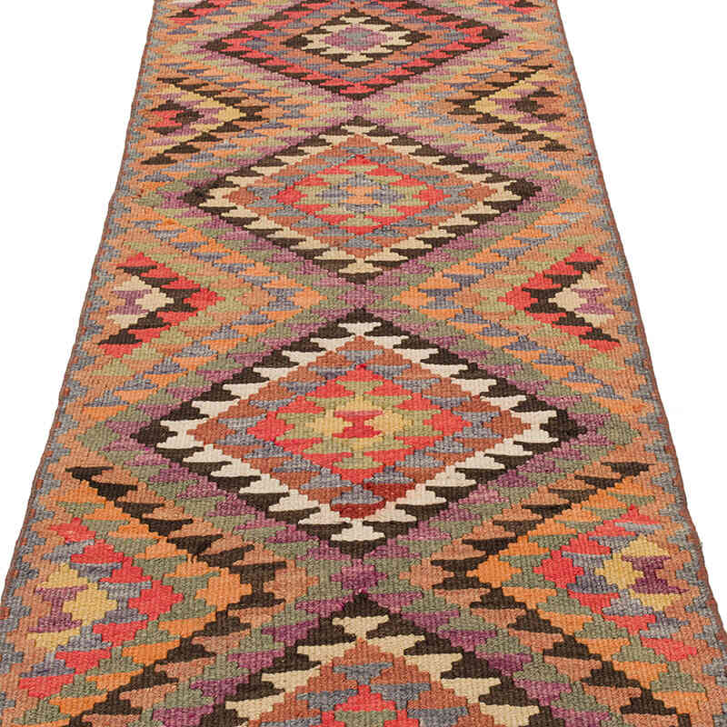 Vintage Anadolu Kilim Yolluk - 80 cm x 340 cm - K0072170