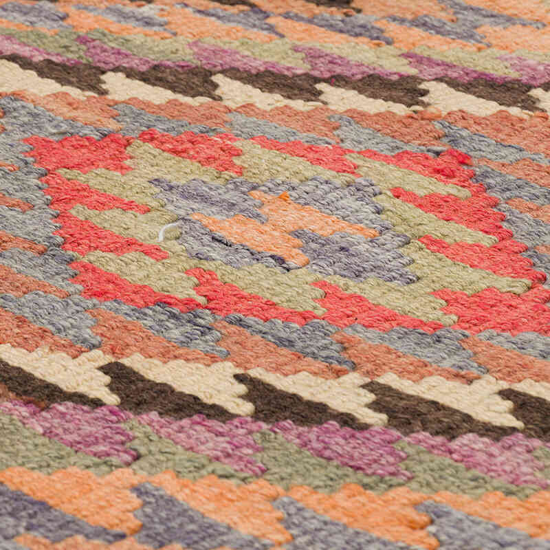 Vintage Anadolu Kilim Yolluk - 80 cm x 340 cm - K0072170