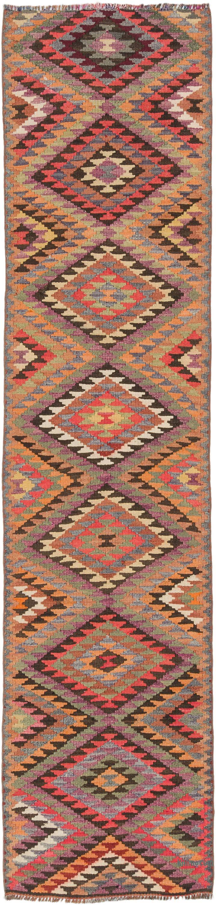Vintage Anadolu Kilim Yolluk - 80 cm x 340 cm - K0072170