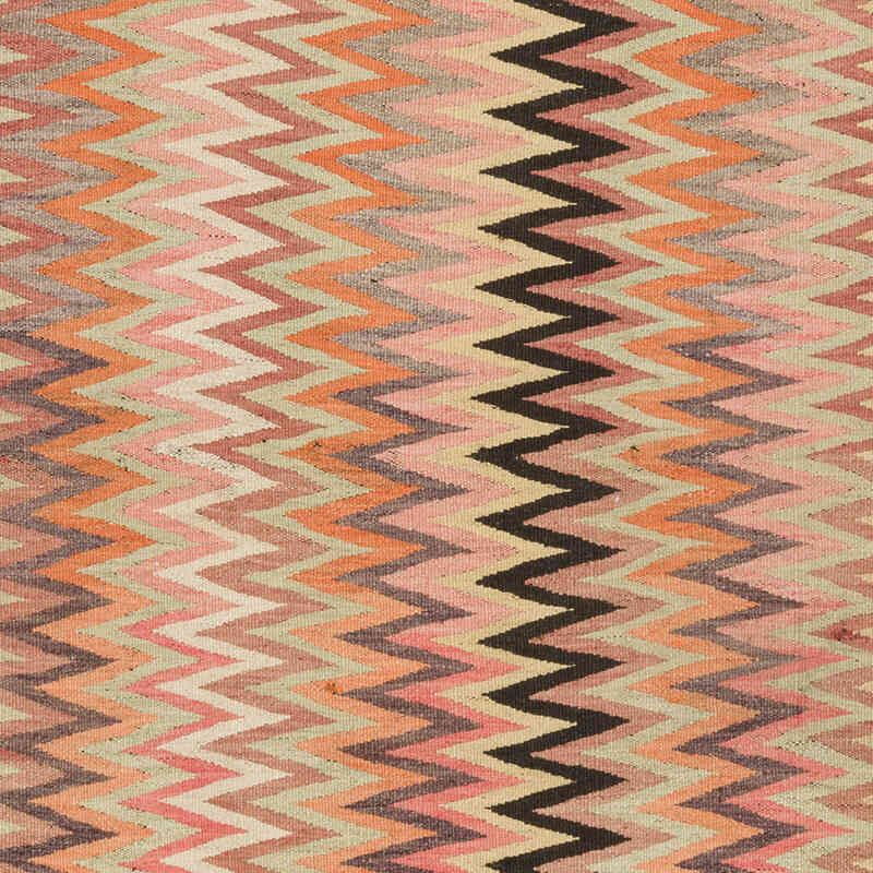 Alfombra Kilim Tribal Vintage - 106 cm x 225 cm - K0072174
