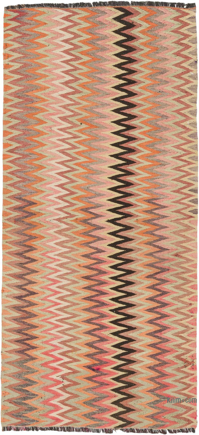 Alfombra Kilim Tribal Vintage - 106 cm x 225 cm - K0072174