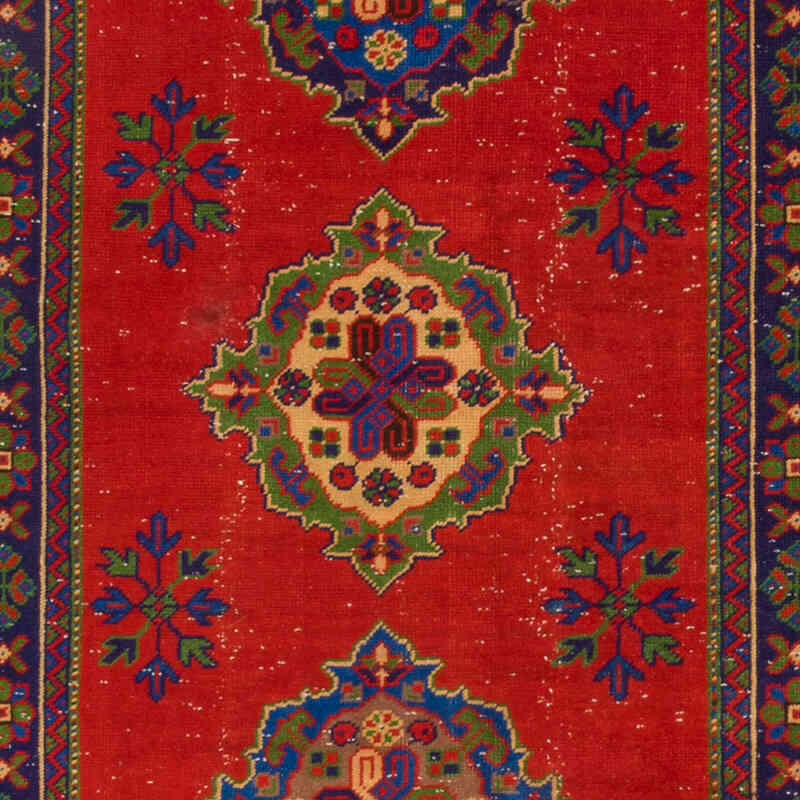 Vintage Turkish Hand-Knotted Rug - 8' 11" x 11' 6" (107" x 138") - K0072177
