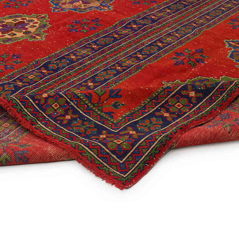Vintage Turkish Hand-Knotted Rug - 8' 11" x 11' 6" (107" x 138") - K0072177