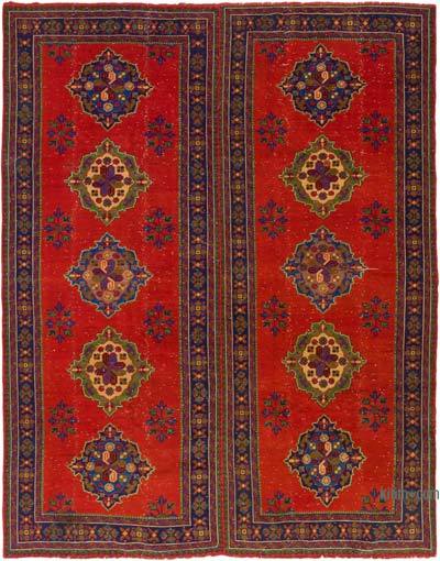 Vintage Turkish Hand-Knotted Rug - 8' 11" x 11' 6" (107" x 138")