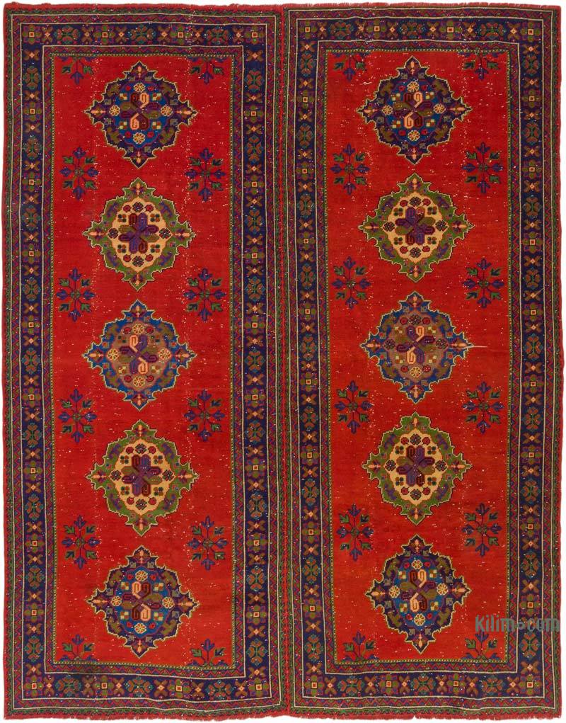 Vintage Turkish Hand-Knotted Rug - 8' 11" x 11' 6" (107" x 138") - K0072177