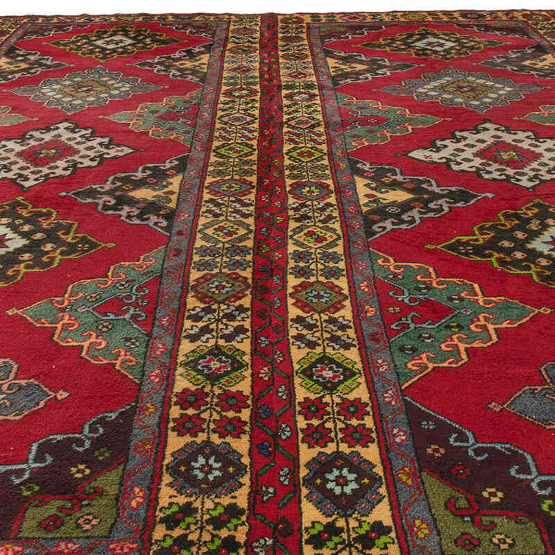 Vintage Turkish Hand-Knotted Rug - 10'  x 13'  (120" x 156") - K0072179